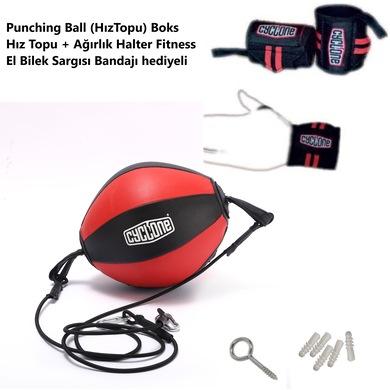 Punching Ball (HızTopu) Boks Hız Topu+Fitnes bileklik hediyeli